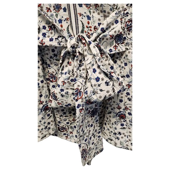 Boho Floral Tie Waist Top Max Studio Size XL NWT - Picture 4 of 7